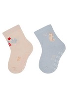 ABS Socken Doppelpack Sterntaler Hello Sea Rutschfest Lichtrosa GrößE 18