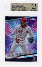 2024 Topps Chrome Elly De La Cruz Stars of MLB Black Refractor #CSMLB23 BGS 9.5