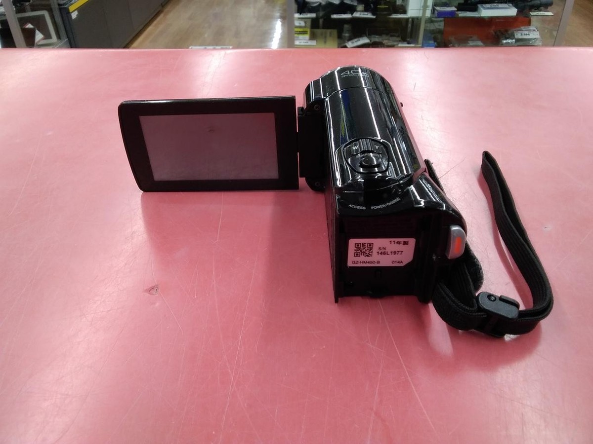 Victor - JVC  Hi-Vision Memory Movie　GZ-HM450-B JVC KENWOOD 8GB Full HD Memory Movie Clear Black GZ-HM450-B