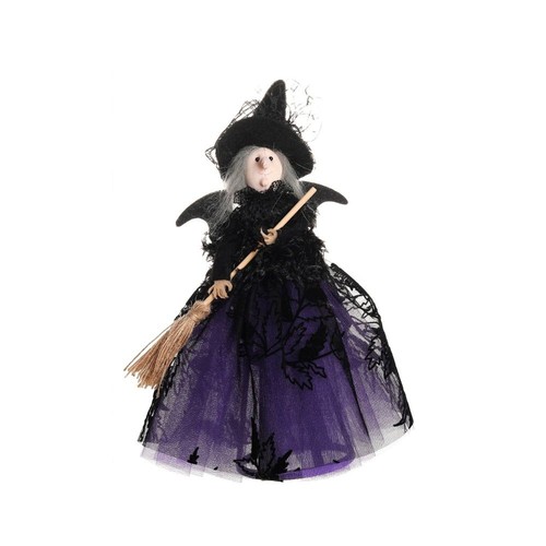 Funny Broom Witch Decoration Cute Halloween Witch Decoration Cosplay Party - Picture 11 of 12