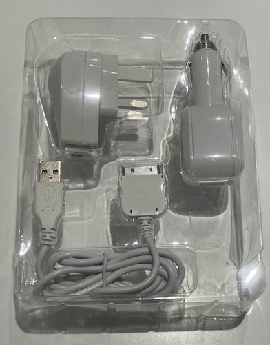 GENUINE 30-Pin to USB Data Charger Cable Kit APPLE iPhone 4 4S 3GS iPad 2 3 iPod - Picture 5 of 8