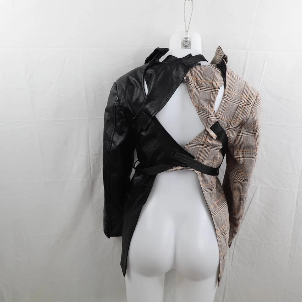 Blazer híbrido Junya Watanabe Comme des Garçons FW2020 JF-J022 pasarela mediana Foto 4 de 4