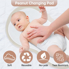 Changing Pad Liner 3 Pack Compatible Keekaroo Peanut Changer Reusable Pads Cover