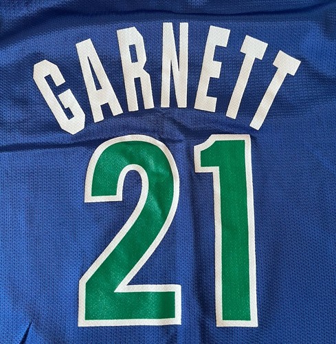 Minnesota Timberwolves Kevin Garnett Champion Jersey Mens 48 XL Vintage 90’s NBA - Picture 7 of 11