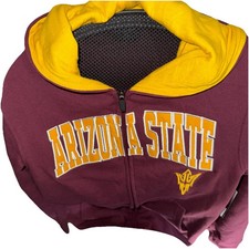 Arizona State Sun Devils Hoodie Sweatshirt Small youth (8-10) zip up 