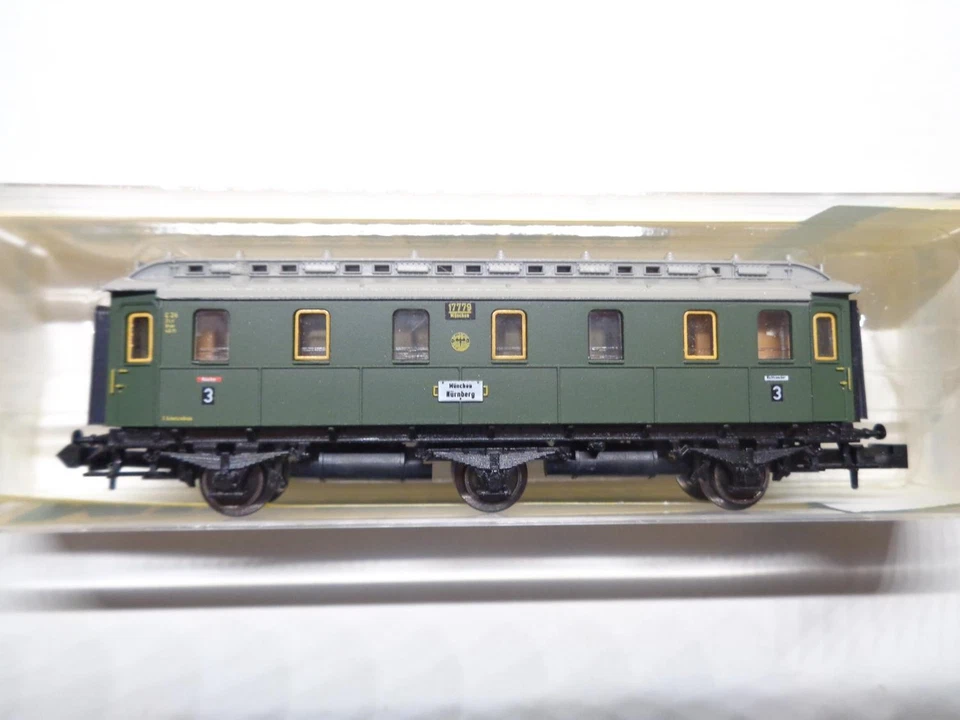 MINITRIX 51 3166 00 Personenwagen DRG 3.Klasse OVP (14699)