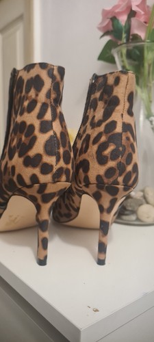 FAITH Leopard Print Ankle Boots - size UK5/ EU38 - Picture 8 of 12
