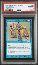 1998 MAGIC: THE GATHERING EXODUS #32 EQUILIBRIUM PSA 8