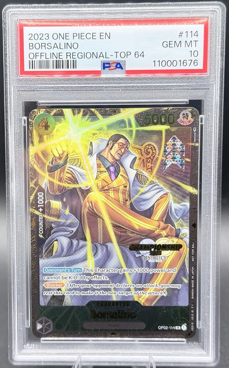 Borsalino OP02-114 One Piece Promotion Cards for sale | eBay