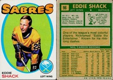 1971-72 Topps Hockey Card #96 Eddie Shack 