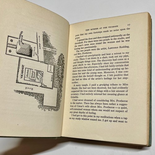The Murder at the Vicarage by Agatha Christie 1930 4th Printing Hardcover Book - Picture 9 of 10