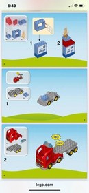 Lego DUPLO Fire Truck (10592) No Axe.
