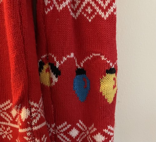 Peanuts Damen Pullover, Large, Snoopy als Weihnachtsmann und Weihnachtsbeleuchtung, Acryl - Bild 8 von 12