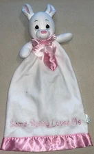 Dakin Precious Moments Some Bunny Loves Me Blanket Lovey Vintage READ