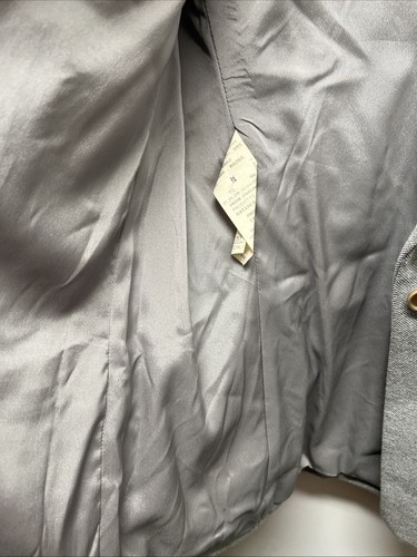 Vintage Armani Collezioni Damen Blazer 10 Wollmischung Grau - Bild 5 von 6