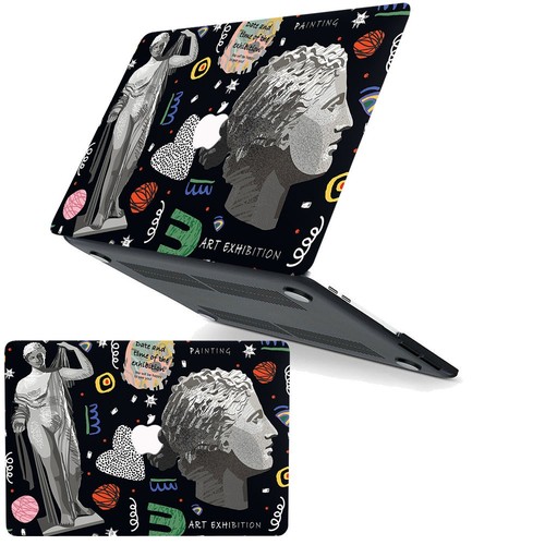 Cool Patterns Case For Macbook M4 Air 13 15 11 Pro 14 16 12 inch +Keyboard Cover - Foto 67 di 95