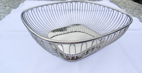 Alessi Italy INOX 18/10 Korb viereckig für Brot und Obst TOP - Bild 4 von 11