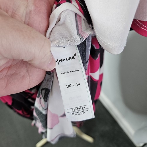 Per una white floral midi dress size 14 - Picture 5 of 5