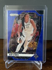 2024 Panini Prizm WNBA - Kiah Stokes #122 Blue Velocity Prizm