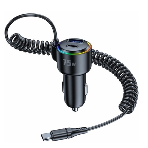 75W USB C Fast Car Charger with Multi Device Support and Safety Features - Zdjęcie 5 z 12
