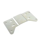 Transmission Mounting Plate 5 Speed on 4 Speed Frame Harley Zinc Plated Steel