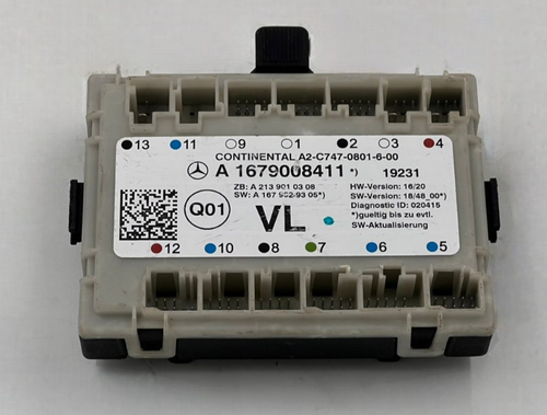 Mercedes-Benz W167 GLE Door Control Unit Front Left A1679008411