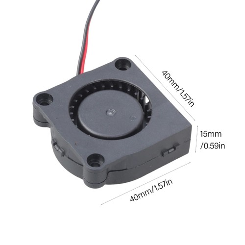 40mm Brushless Cooling Fan 12V Low Noise Cooling Case Fan Replacement Part - Afbeelding 8 van 8