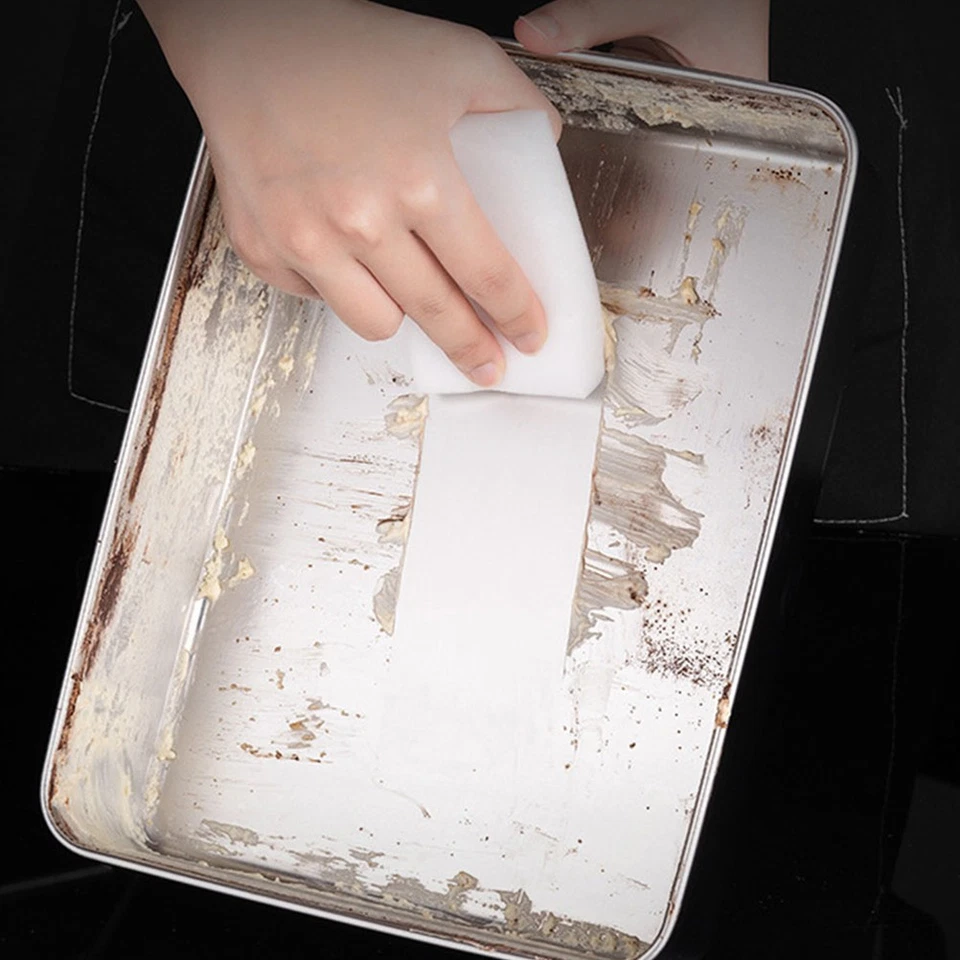 2 Pcs Tiefe Backpfanne Aus Rostfreiem Stahl Essenstablett Edelstahl - Bild 4 von 4