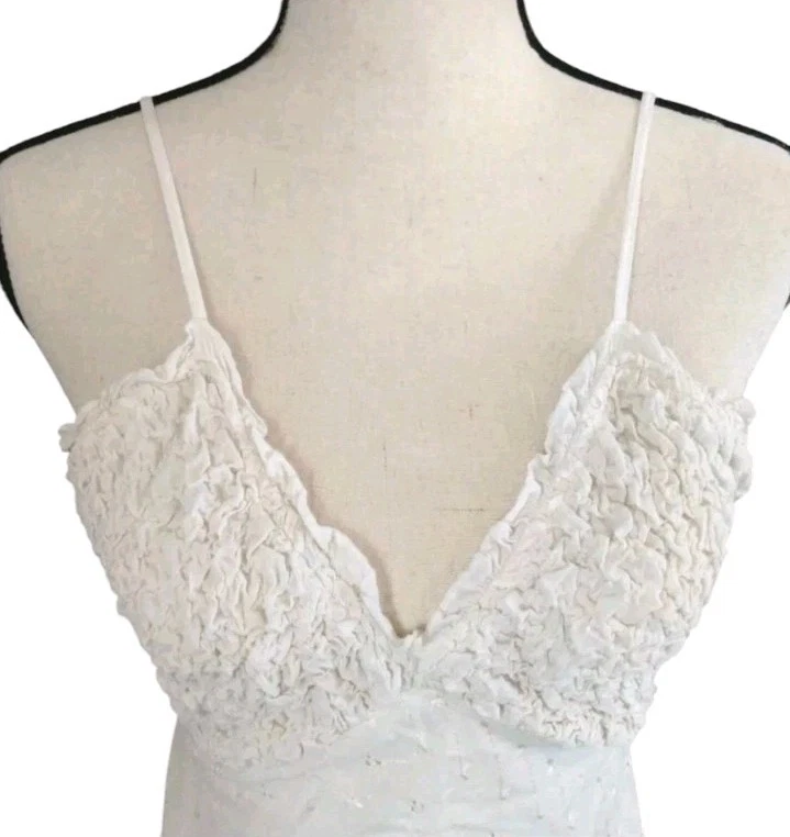 Maxi Vestido Coqueta Boho Hadas Caprichoso Talla 11 Grande y2k Just For Wraps Foto 3 de 4