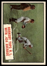 1961 Topps #404 Rogers Hornsby St. Louis Cardinals EX-EXMT 53420