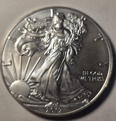 2017 Silver Eagle $1 Dollar 1oz Uncirculated .999 -MS-Brilliant Uncirculated
