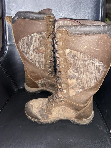 Field & Stream Waterproof Leather Hunting Snake Boots Men’s 10 - Picture 2 of 11