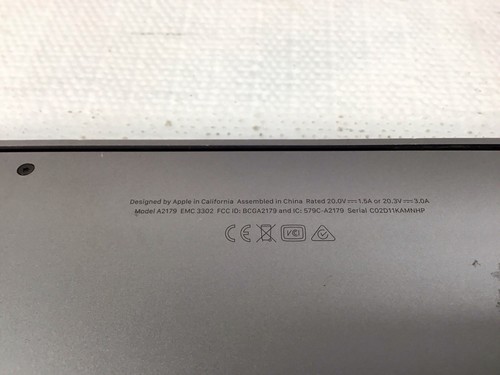 2020 Apple MacBook Air A2179 i3-1000NG4 8GB 256GB 288 Cycle Read Description - Picture 10 of 10