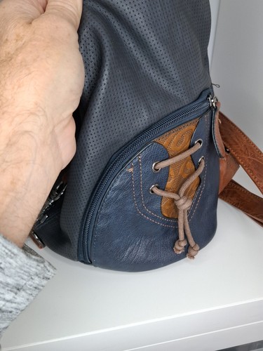 Rieker Rucksack H1055-14 Blau - Guter Zustand mit cleveren Details - Bild 2 von 10