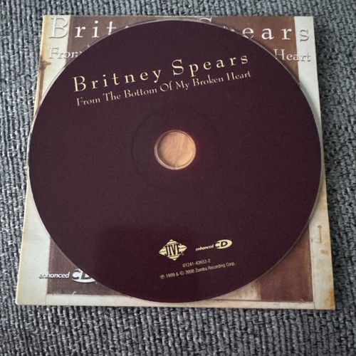 Britney Spears From The Bottom Of My Broken Heart CD Single 2000 Enhanced Card - Picture 6 of 8