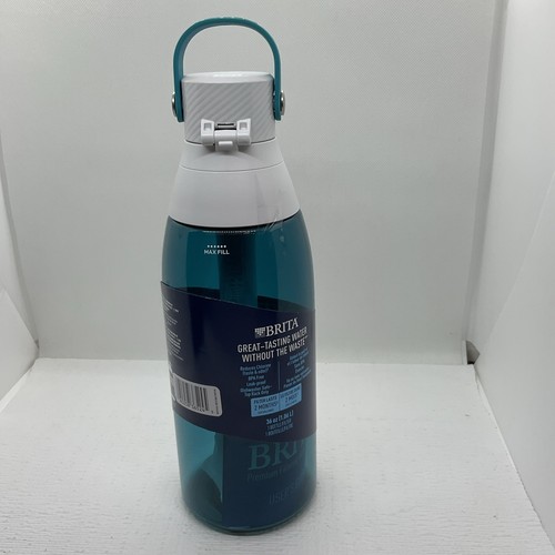Premium auslaufsichere gefilterte Wasserflasche, Seeglas, 36 Unzen von Brita - Bild 2 von 5