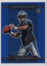 2010 Topps Platinum Blue Refractor /99 Jimmy Clausen #93 Rookie RC
