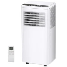 COWSAR PORTABLE AIR CONDITIONERS, 8,000 BTU WITH REMOTE CONTROL - WHITE