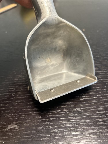 Antique ISALY's Store Ice Cream Scoop Scooper Heavy Flat Face Aluminum 7x3x2" Wo - Bild 9 von 24
