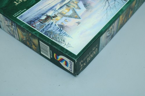 🧩INNEN NEU: Weihnachtsabend Thomas Kinkade Puzzle 1x 1000 jigsaw 🧩 - Bild 7 von 16