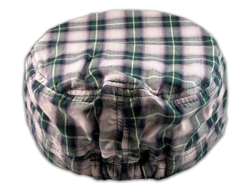 Крест на зеленый клетку Cadet крышка военного шляпа состаренный козырек - Изображение 4 из 4