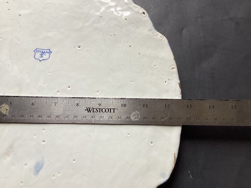 Antik Holländisch Makkum Tichelaar Delft Wandbehang Porzellan Plakette (Zustand) - Bild 12 von 13