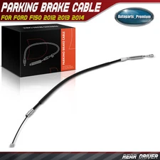 Rear Driver LH Side Parking Brake Cable for Ford F150 2012 2013 2014 w/ Bracket