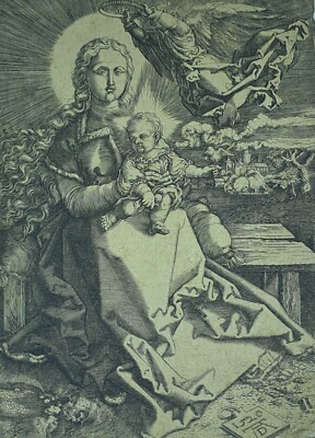 25 Vierge à l'Enfant couronnée par deux anges Stock Photo - Alamy