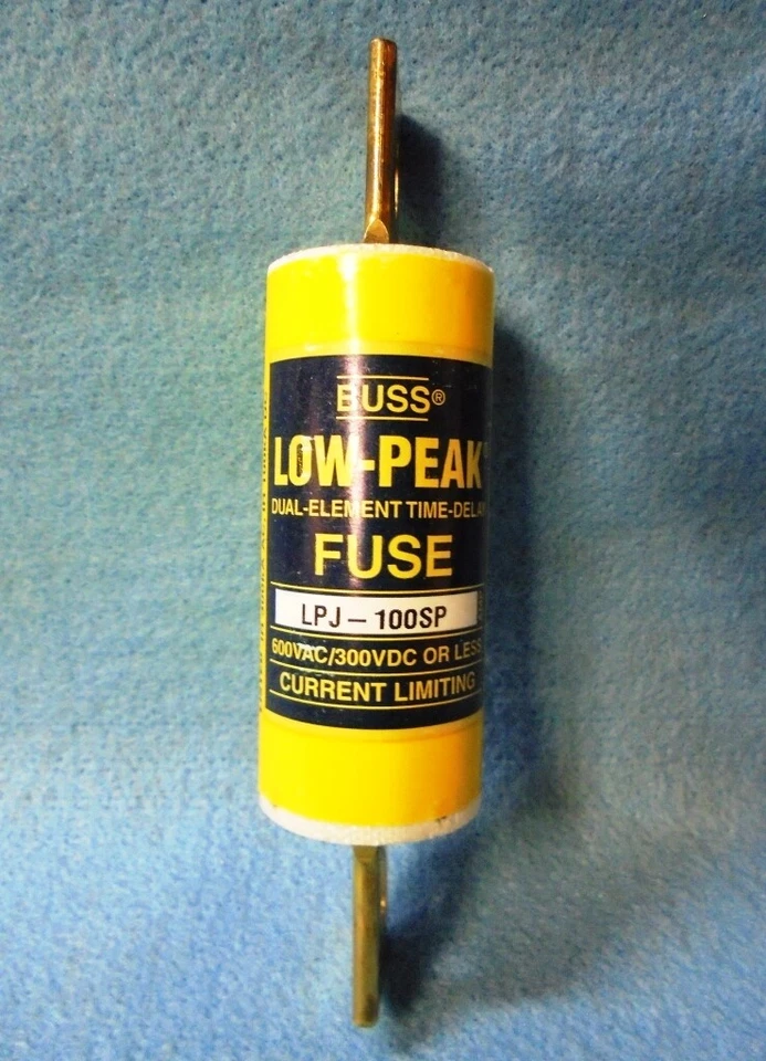 COOPER BUSSMANN TIME DELAY FUSE, 100 AMP, 600 VAC, 300 VDC, LJP-100SP - Image 3 of 4
