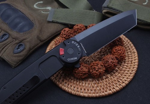 8'' New CNC Fast Opening 3MM Blade Aluminum Handle Pocket Folding Knife VTF126 - Picture 6 of 8
