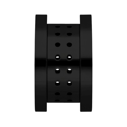 Treuheld® - Flesh Tunnel - Stahl - Atmungsaktiv - Schwarz (6488) - Picture 2 of 3