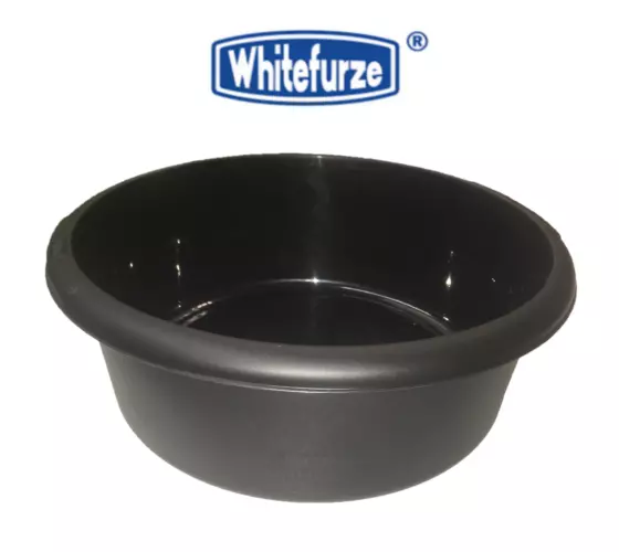 ROUND CIRCULAR HEAVY DUTY WHITEFURZE WATER WASHING UP BOWL SMALL LARGE
