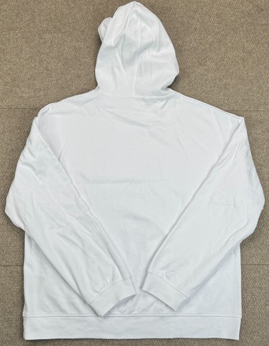 Heads Or Tails Skull Rhinestones Men's White Long Sleeve Hoodie Size 2XL - Picture 11 of 11