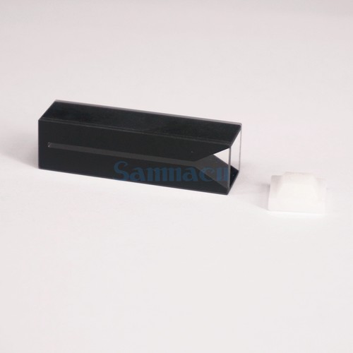 350ul 1mm Inside Width Micro JGS1 Quartz Cuvette Cell With Black Walls And Lid - Picture 2 of 4